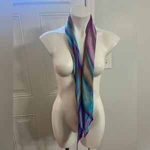 Cejon Blue and Purple Gradient Scarf
